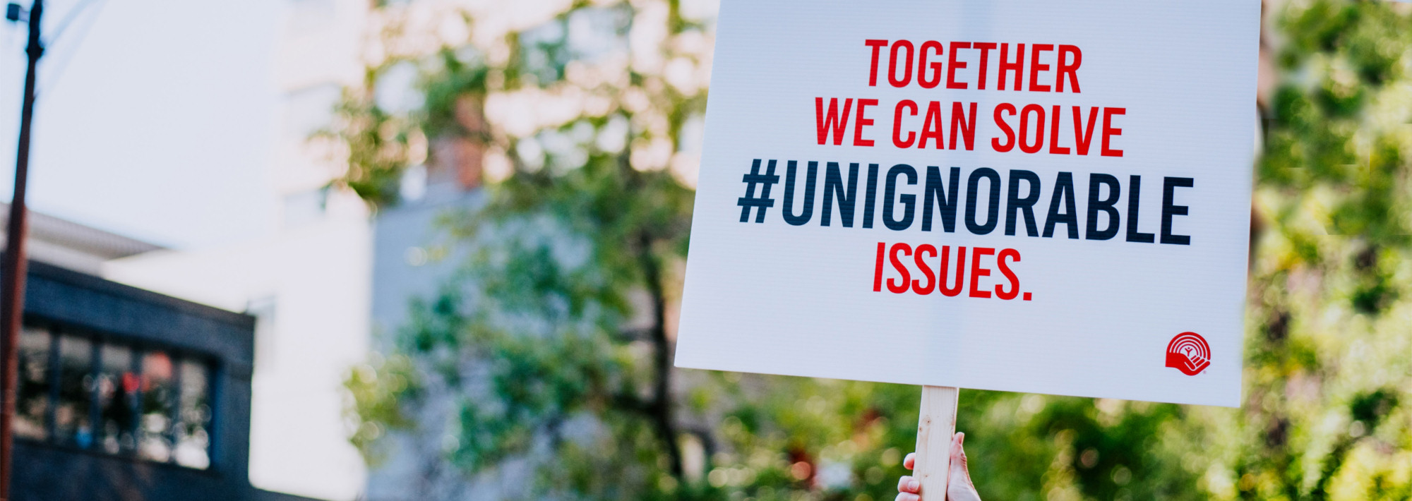 Together we can solve unignorable issues - banner image