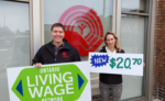 Living wage announcement