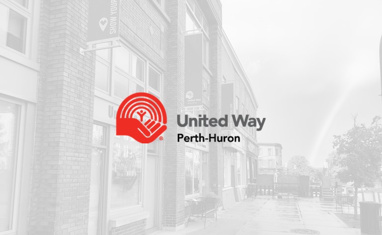 United Way Perth-Huron office and logo