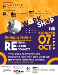 Updated belonging matters poster