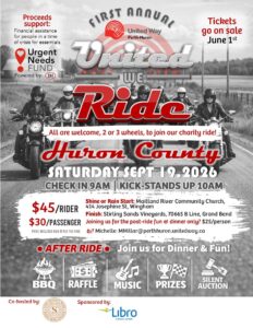 United We Ride event poster