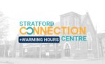 Stratford Connection Centre and Warming Hours graphic