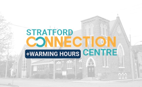 Stratford Connection Centre and Warming Hours graphic